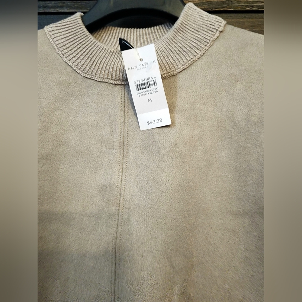 Suede sweater